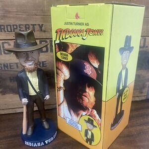 Indiana Jones Justin Turner Bobblehead‎ Red Sox SGA 6/28/23 Fenway Theme Night